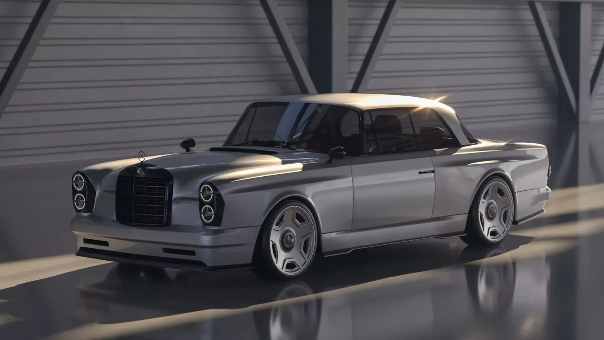 Купе Mercedes-AMG C-класса превратилось в странный рестомод в стиле 1960-х