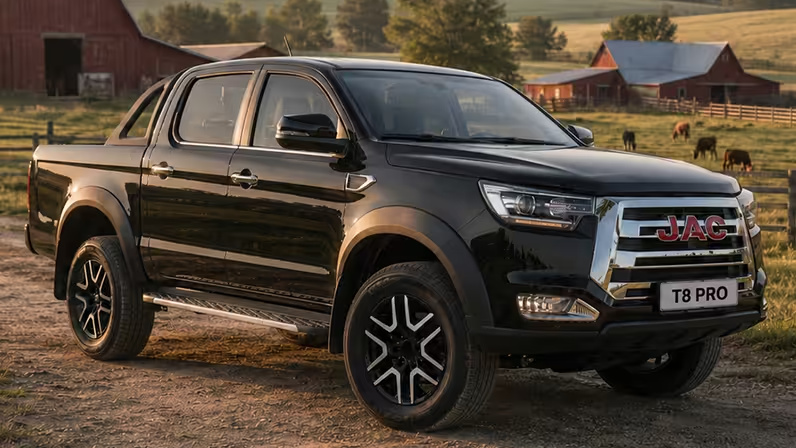 Пикап JAC T8 Pro вернулся в Россию с расширенным оснащением: объявлены цены
