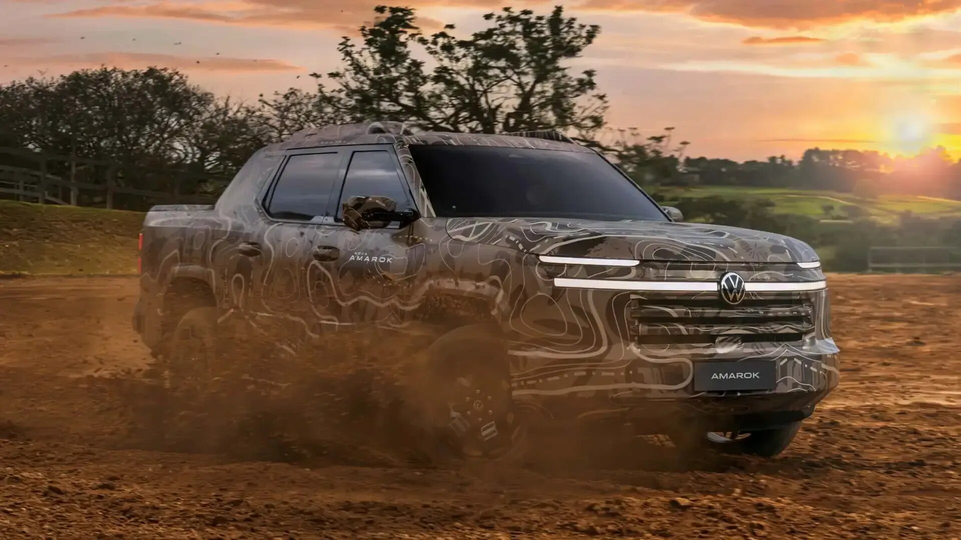 Появились первые фото мощнейшего VW Amarok нового поколения