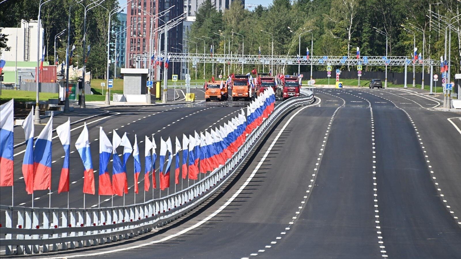 В Москве запустили движение по новому участку магистрали Солнцево — Варшавское шоссе