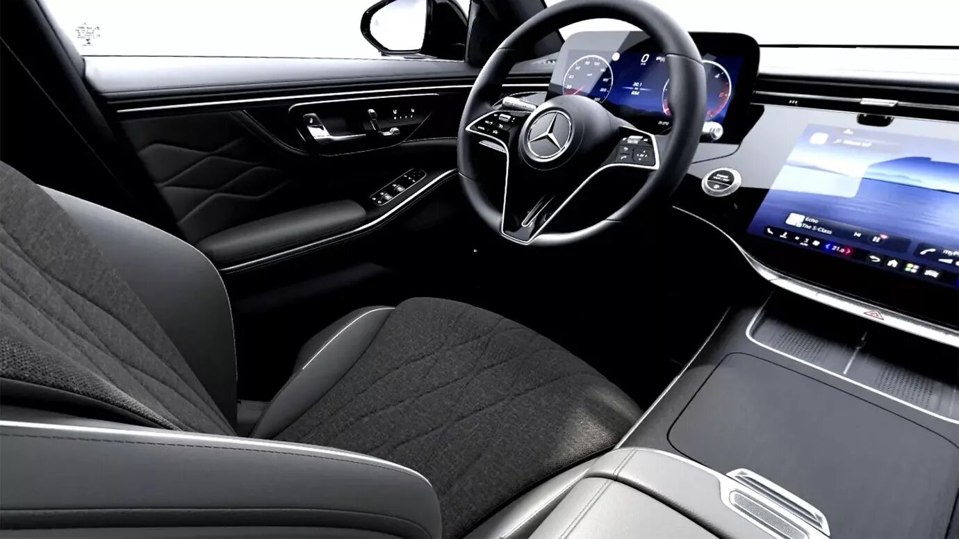 У обновлённого Mercedes-Benz S-класса появился тканевый салон — это не бесплатно