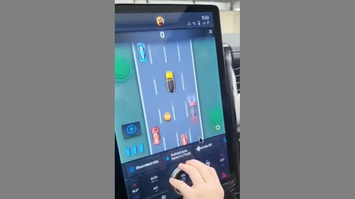 На медиасистеме электропикапа Ford можно будет играть в игры