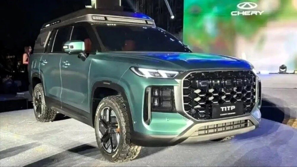 Chery готовит большой рамный внедорожник с гибридной установкой