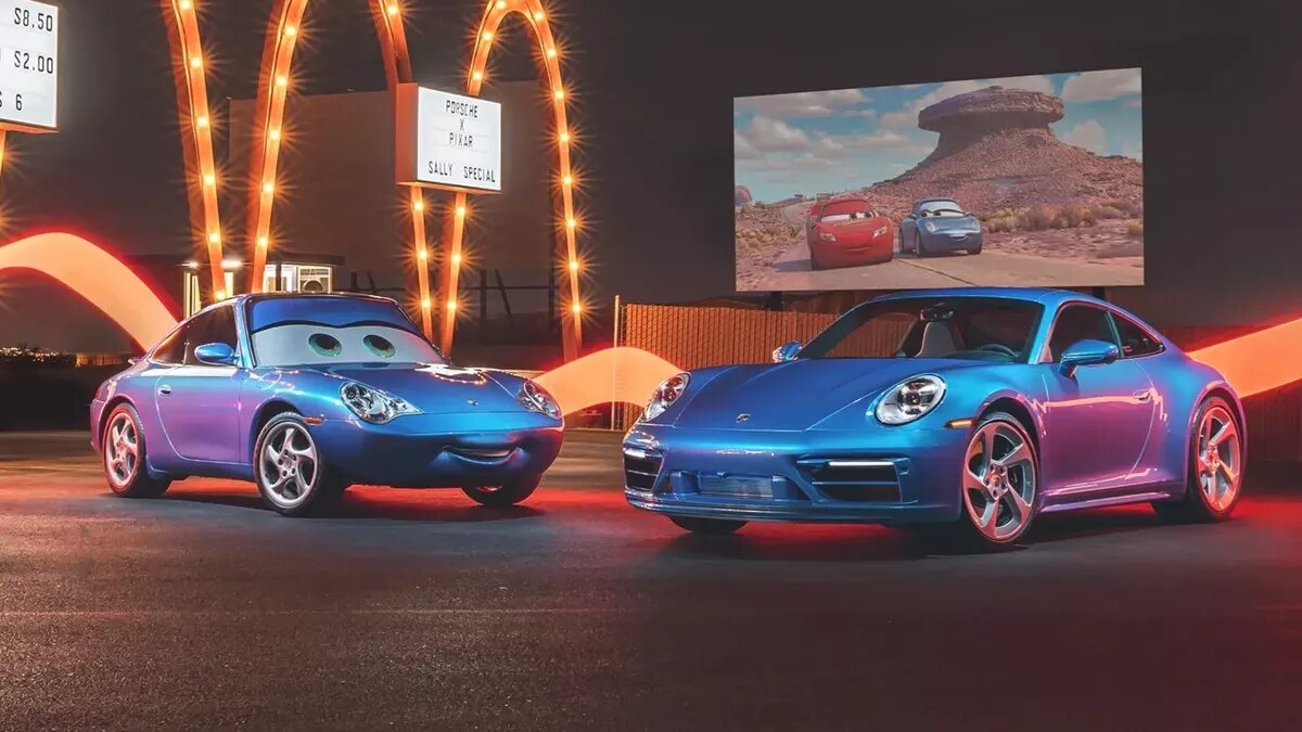 Компания Porsche выпустила уникальный 911 в честь Салли Карреры из «Тачек»