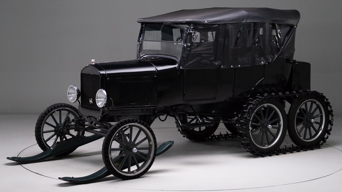 На продажу выставлен редкий снегоход 1926 года — его сделали из Ford T