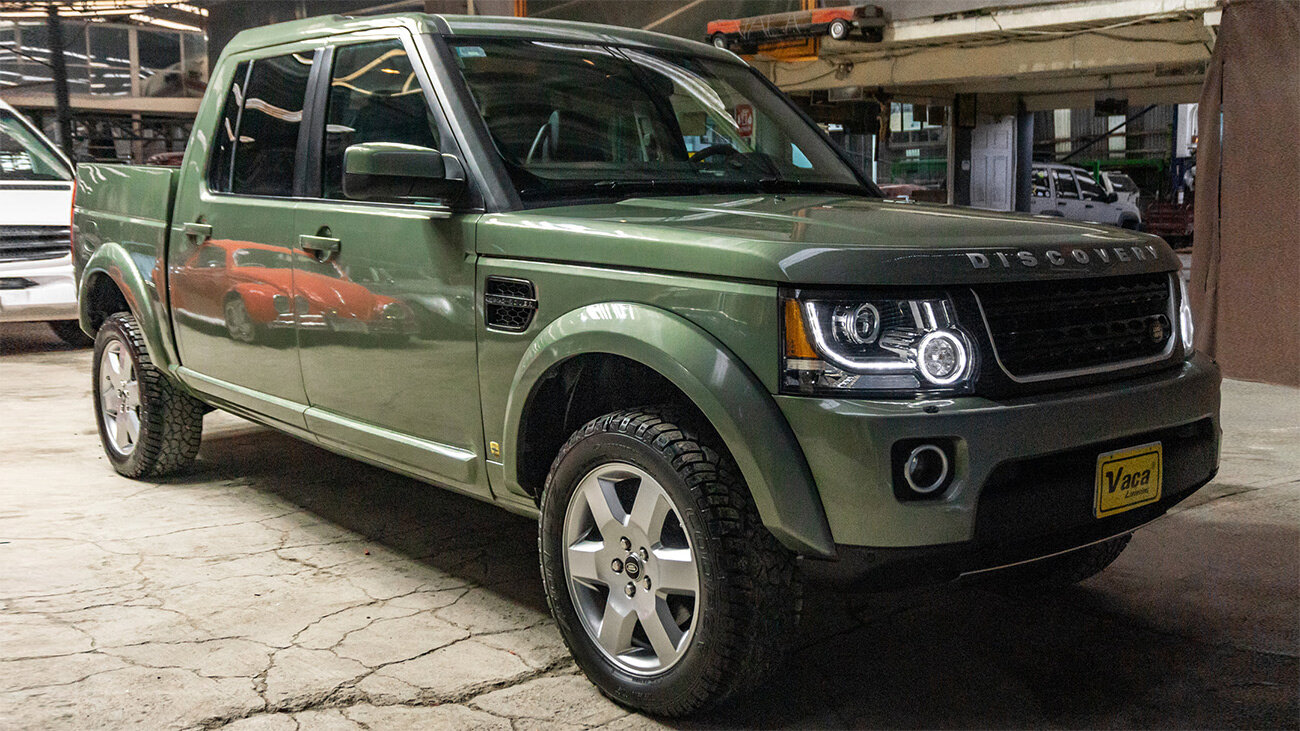 Старый Дискавери превратился в пикап, но Land Rover тут ни при чём
