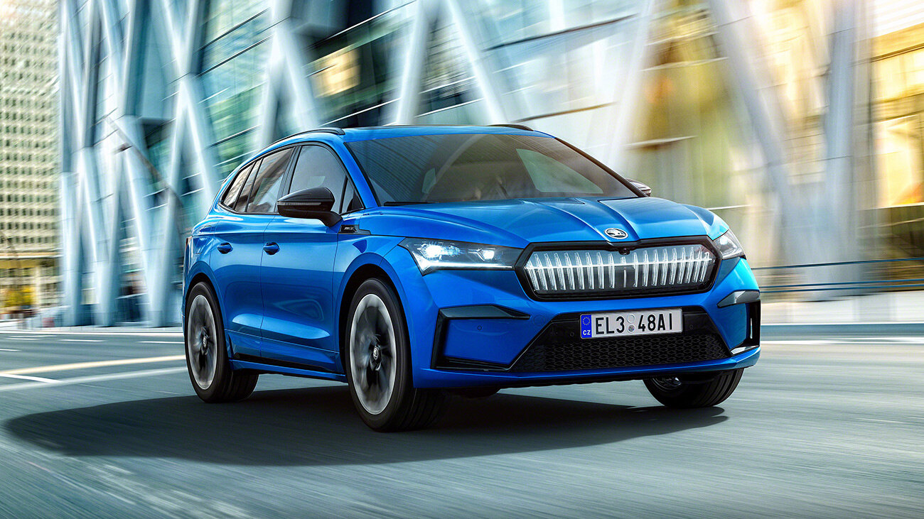 Электрокроссовер Skoda Enyaq получил версию Sportline с перенастроенной подвеской
