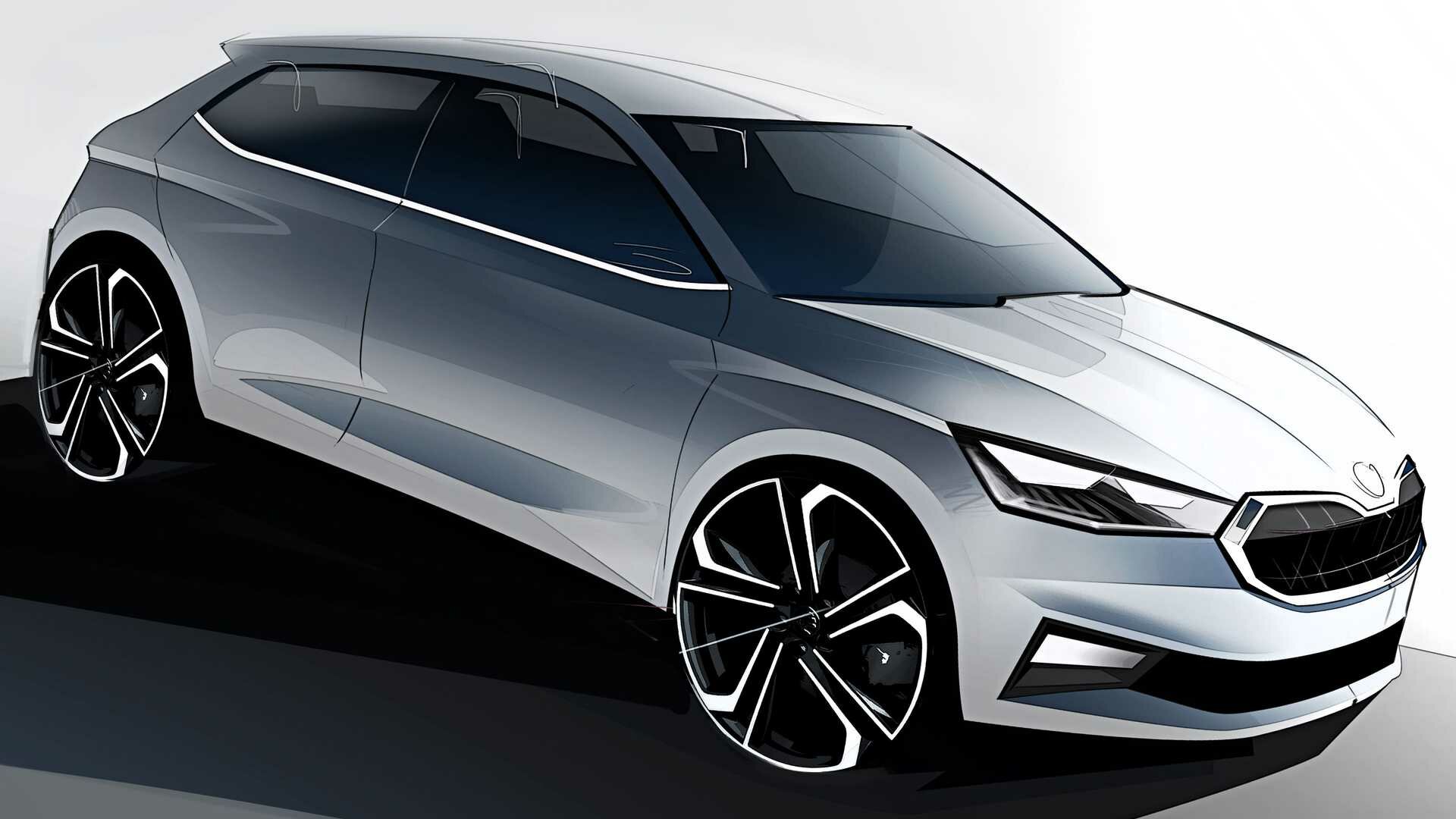 Новая Skoda Fabia: первые официальные изображения
