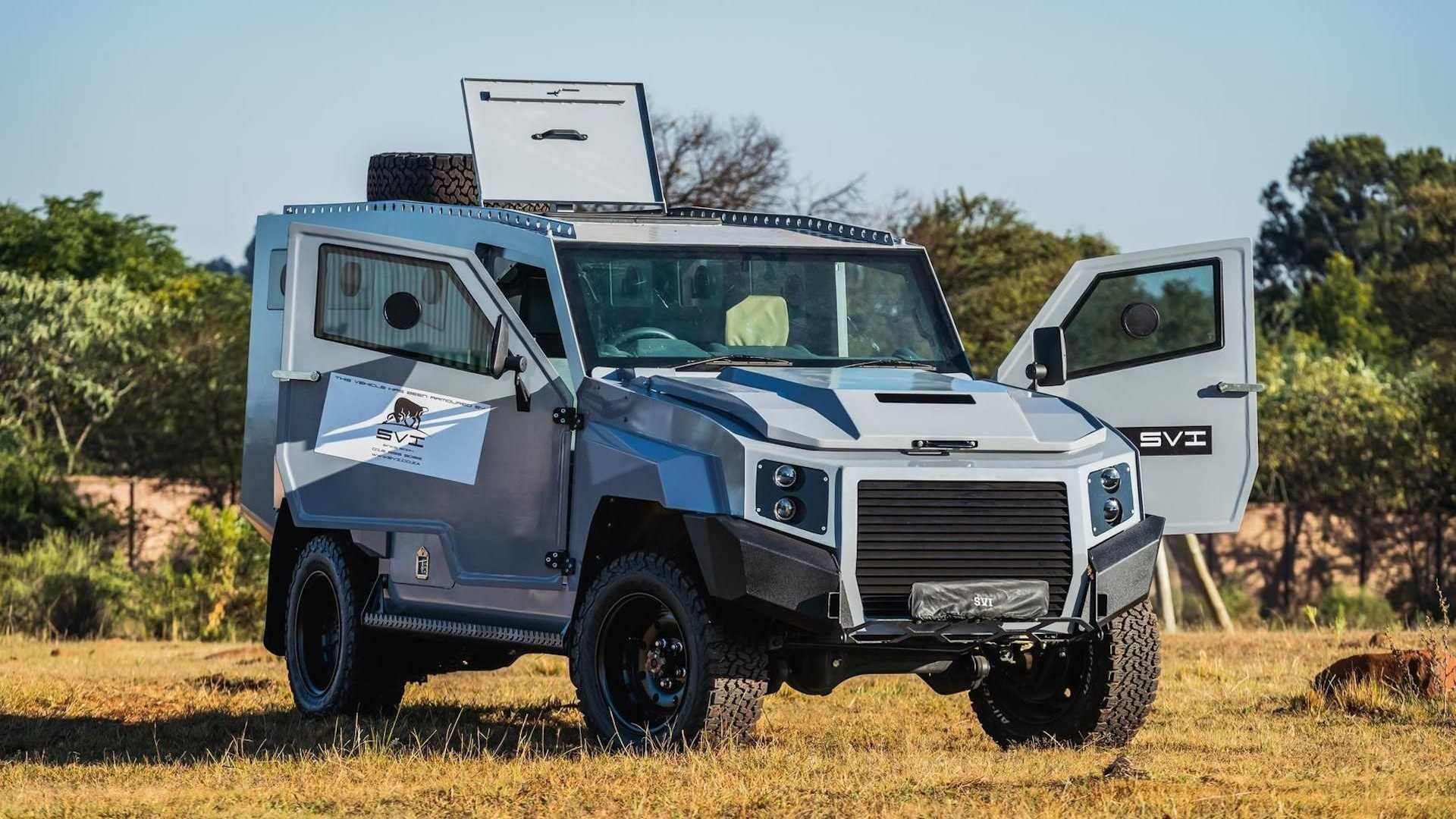 Африканцы построили восьмиместный броневик на базе Toyota Land Cruiser