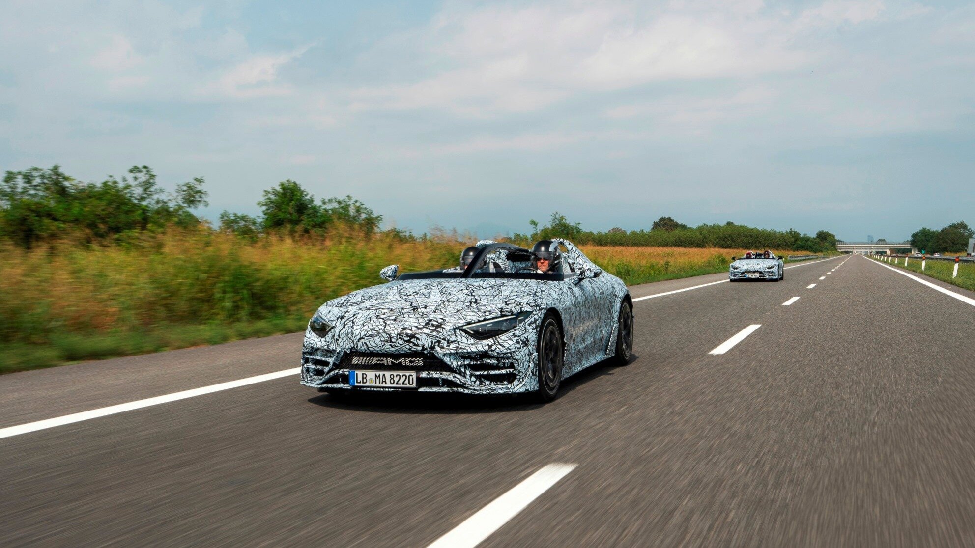 Эксклюзивный спидстер Mercedes-AMG PureSpeed: фото с финальных тестов 