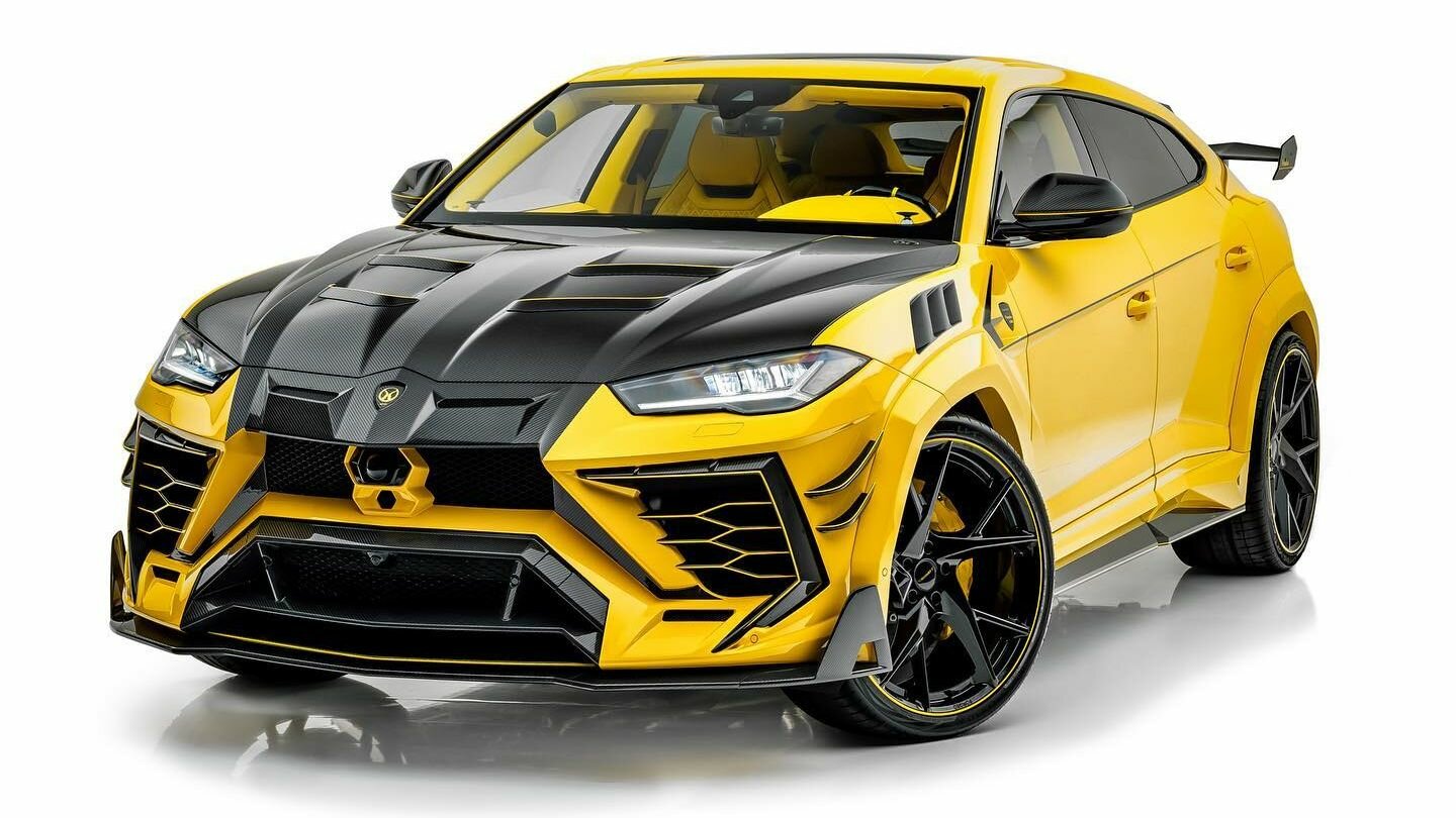 Взгляните на очень жёлтый Lamborghini Urus в тюнинге Mansory