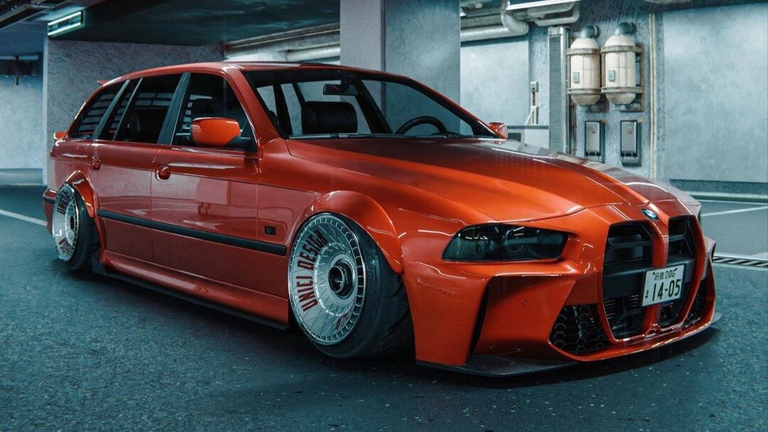 Старая «пятёрка» BMW получила огромные «ноздри» от новой BMW M4