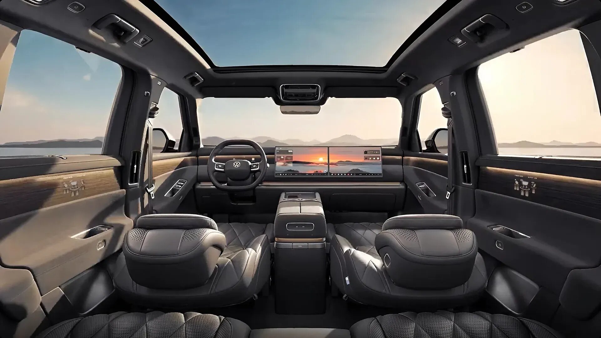 Volkswagen показал интерьер большого кроссовера ID Era 8X для Китая