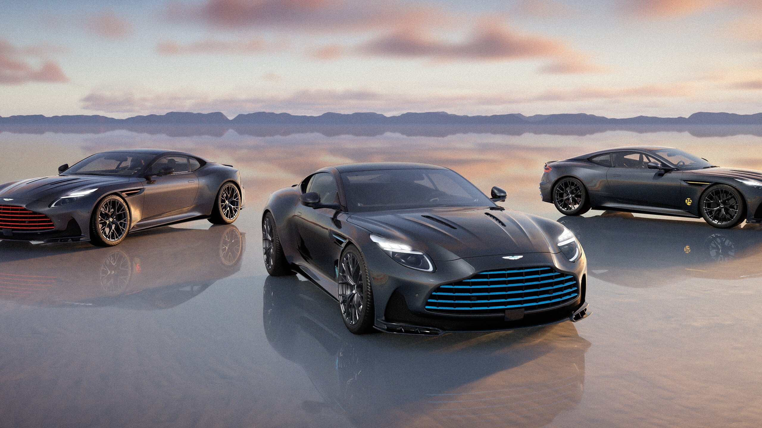 Aston Martin рассекретил три уникальных DB12 S за день до дебюта