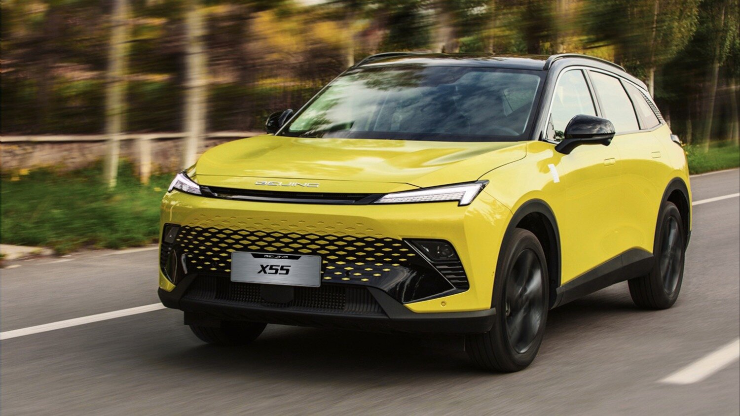Кроссоверу BAIC X55 русифицировали медиасистему