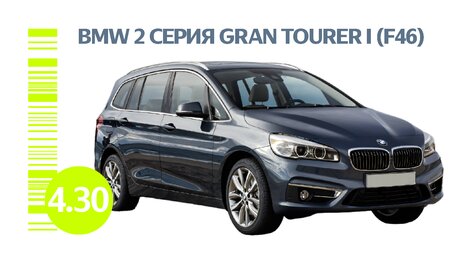 Всё о надёжности BMW 2 серии Gran Tourer (F46): неисправности автомобиля с пробегом