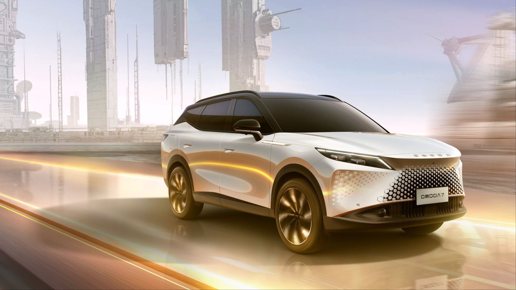 Кроссовер Omoda C7, который появится в России: первое видео