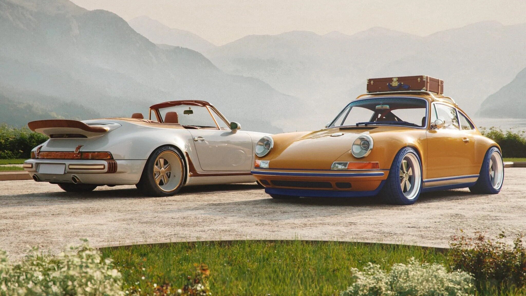 Louis Vuitton и Singer создали уникальную пару Porsche 911