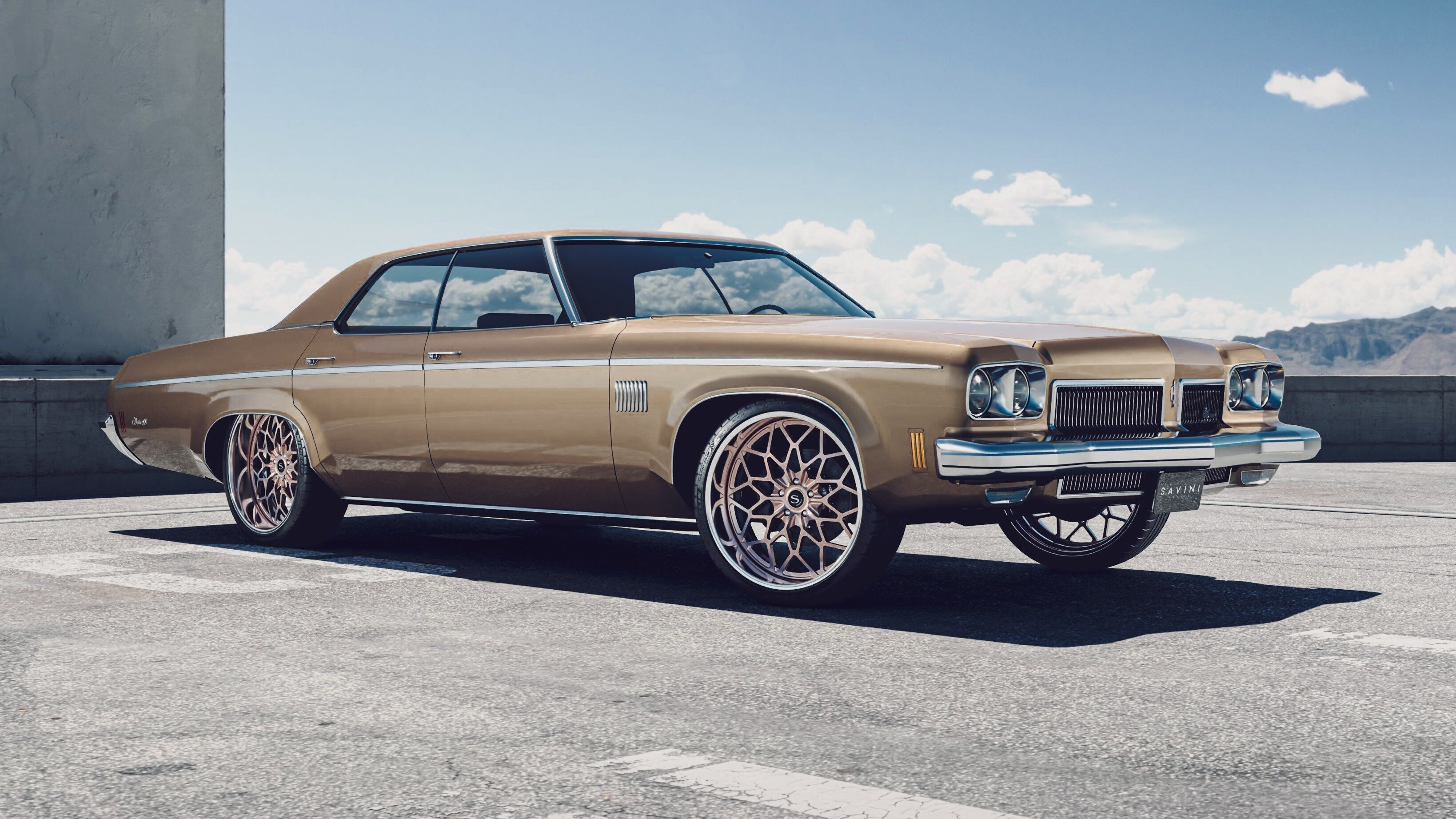 50-летний Oldsmobile оснастили дисками по цене «Гранты»
