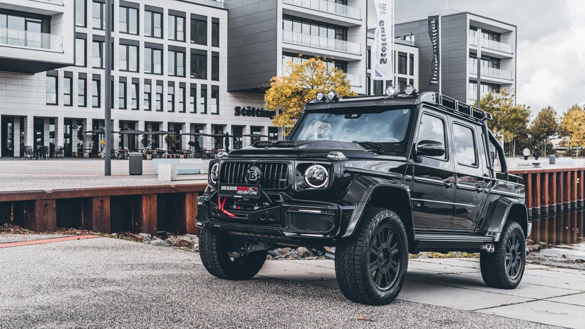 Гелик-пикап от Brabus: 800 сил на три тонны и полметра клиренса
