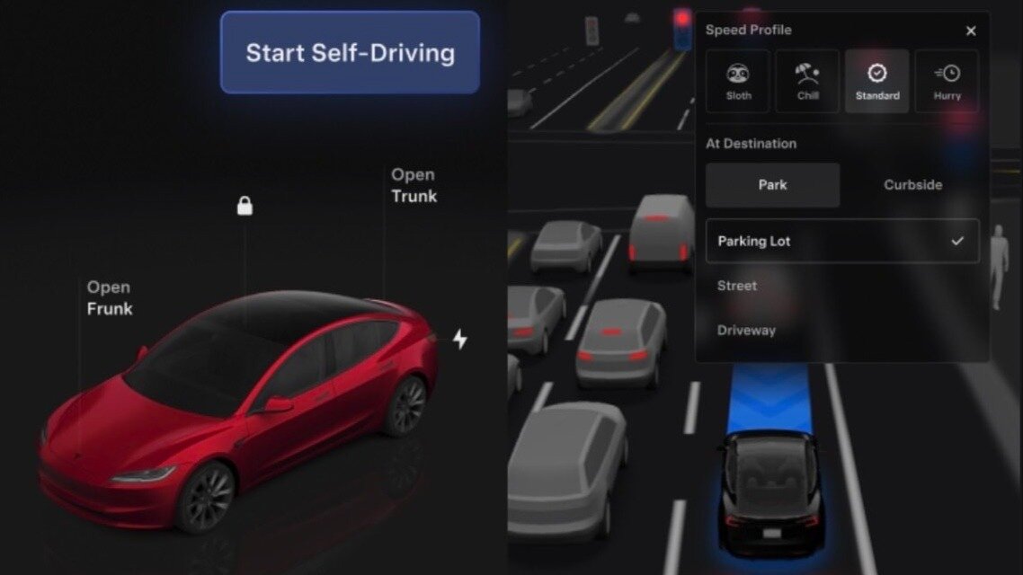 Tesla обновила фирменный «автопилот» в стиле роботакси