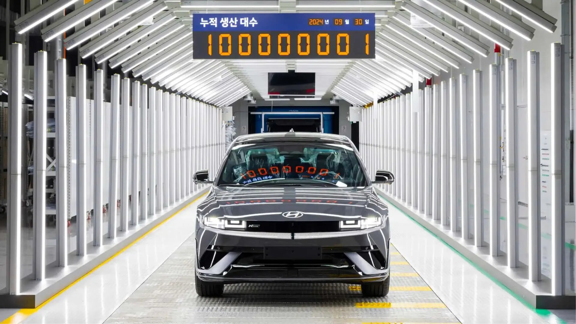 Компания Hyundai выпустила 100 миллионов автомобилей с момента своего основания