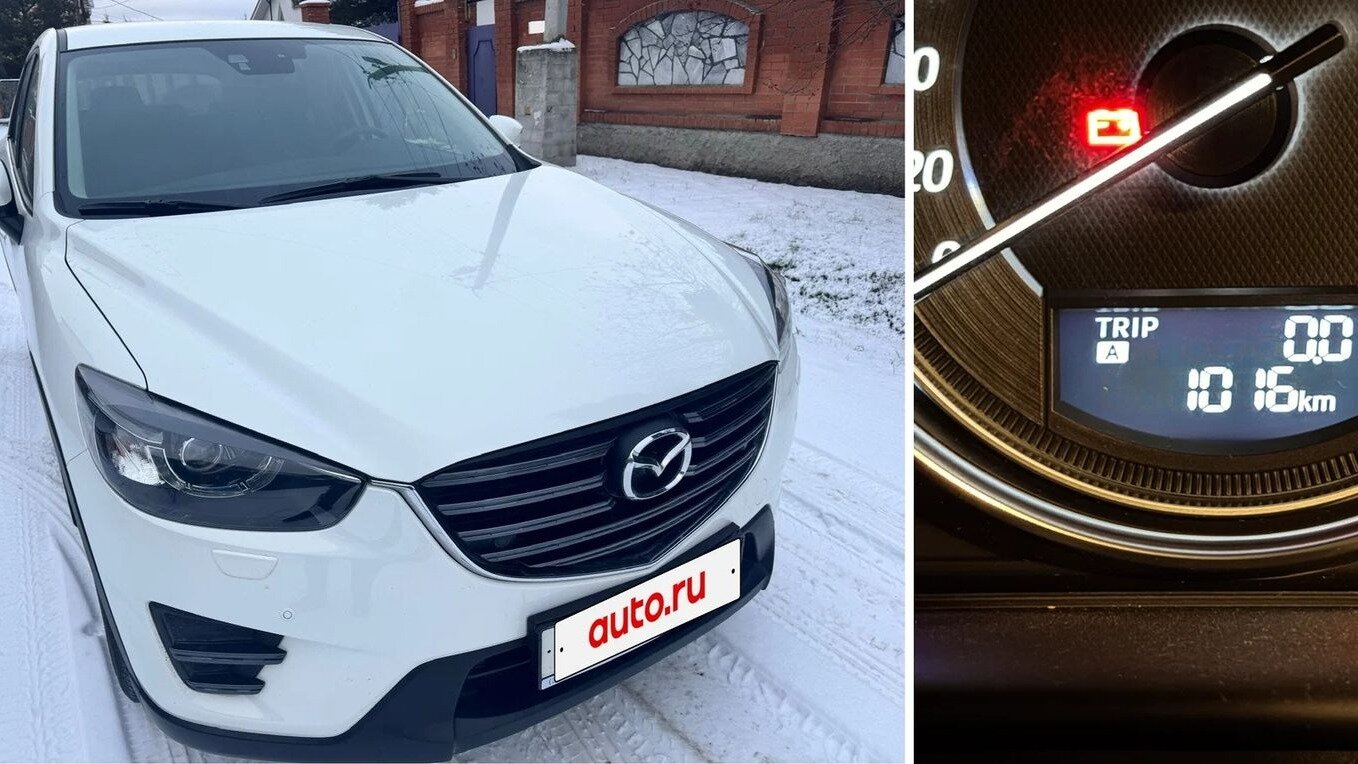 На Авто.ру продают кроссовер Mazda CX‑5, который 10 лет не выезжал из гаража