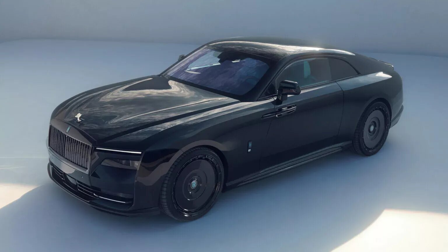 Немцы добавили Rolls-Royce Spectre новый обвес и 24-дюймовые диски Vossen SP3 
