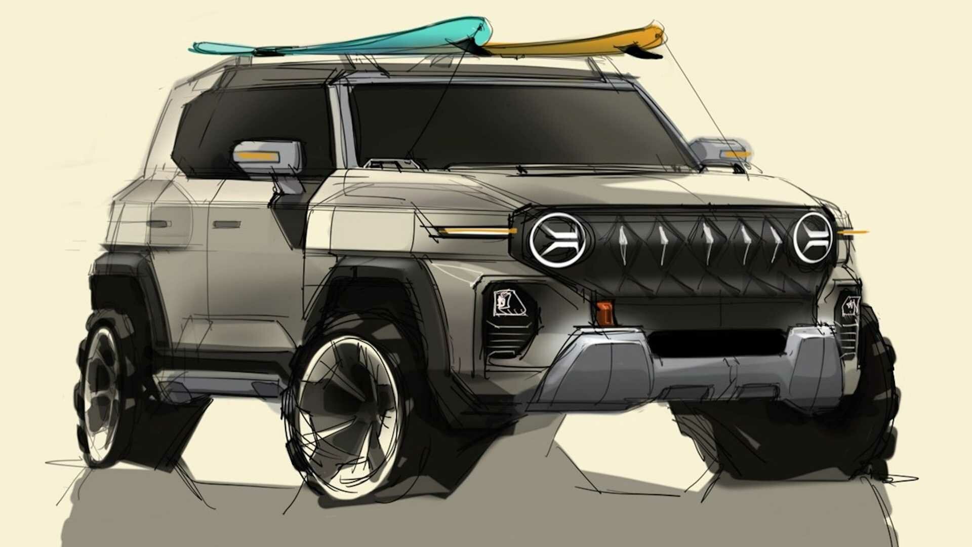 Марка SsangYong опубликовала тизеры нового внедорожника: у Jeep могут возникнуть к нему вопросы