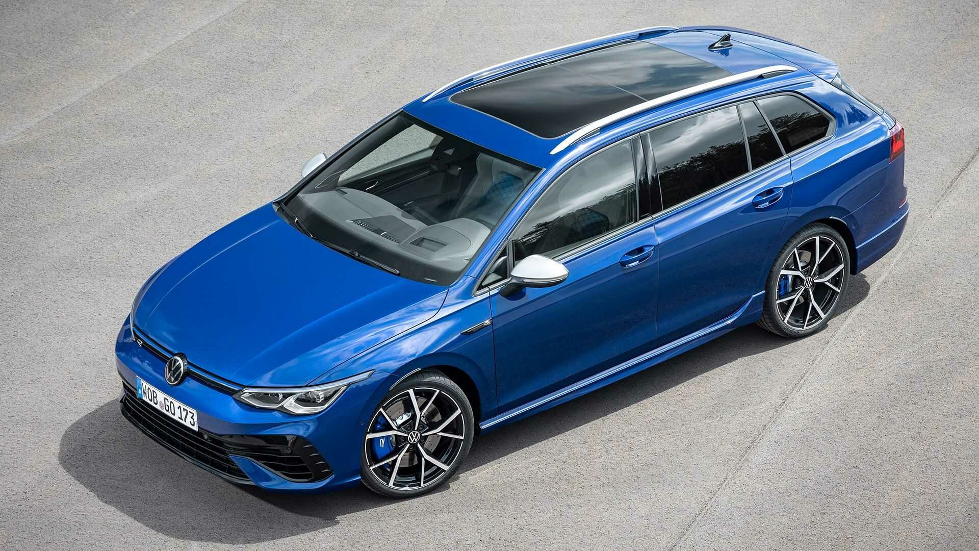 Представлен заряженный универсал VW Golf R: он на 0,2 секунды медленнее хэтчбека