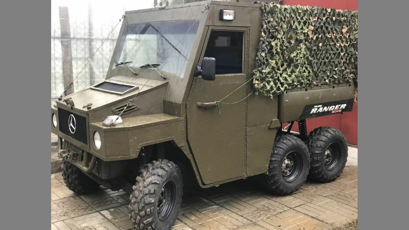 Квадроцикл Polaris превратили в «броневик» для охоты и теперь продают на Авто.ру