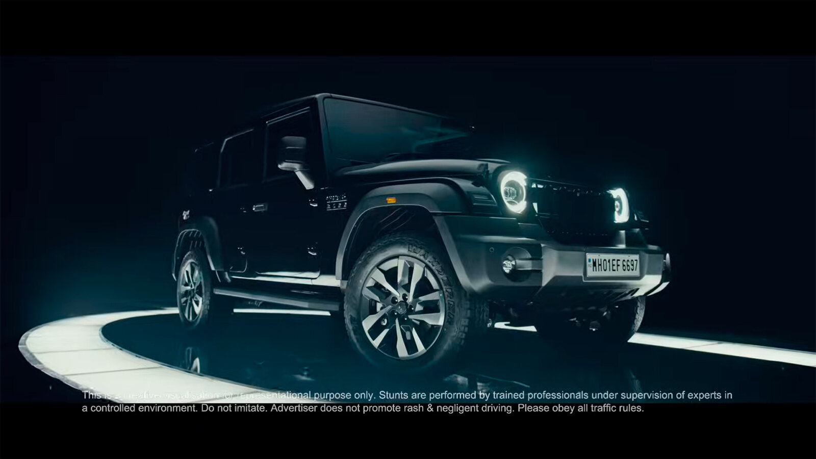 Пятидверную версию «индийского Wrangler» от Mahindra рассекретили на видео