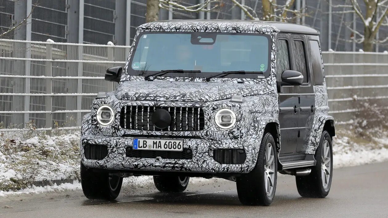 Обновлённый Mercedes-AMG G 63 вышел на тесты