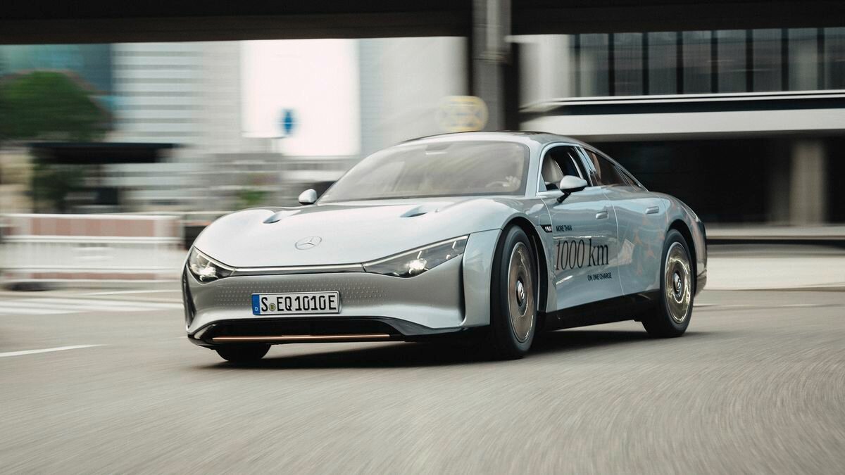 Электрический Mercedes-Benz Vision EQXX проехал без подзарядки более 1200 километров