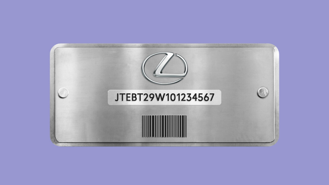 Как расшифровать VIN автомобилей Lexus