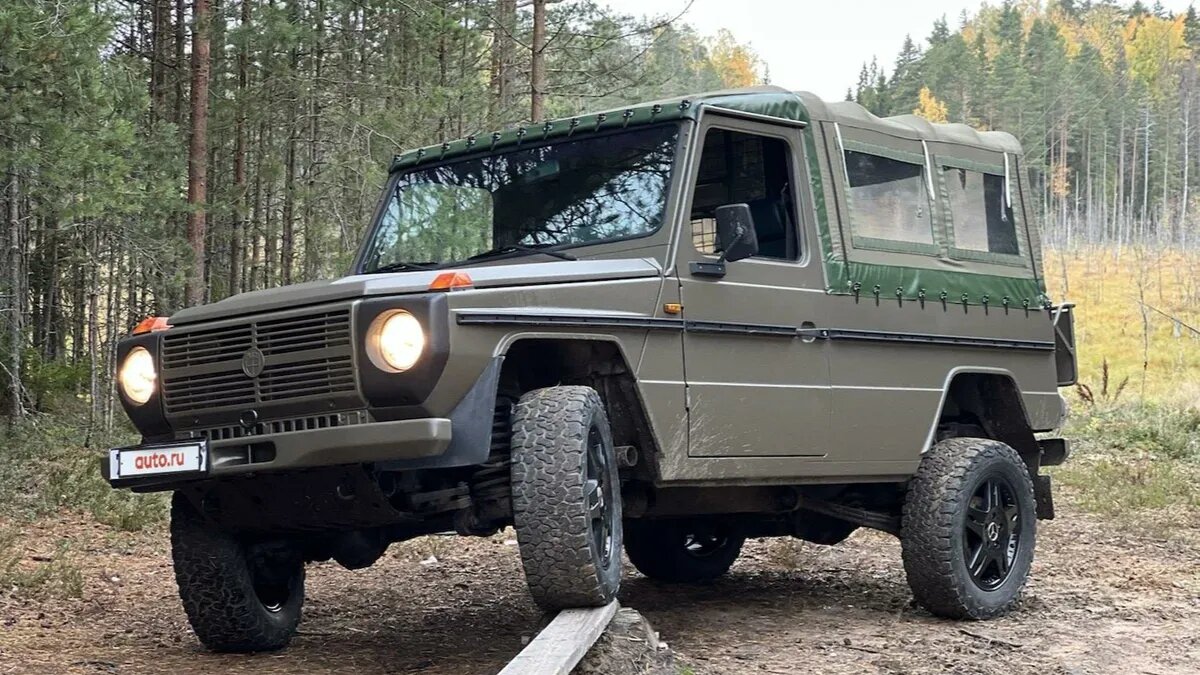 На Авто.ру продают старый армейский Гелендваген от Puch