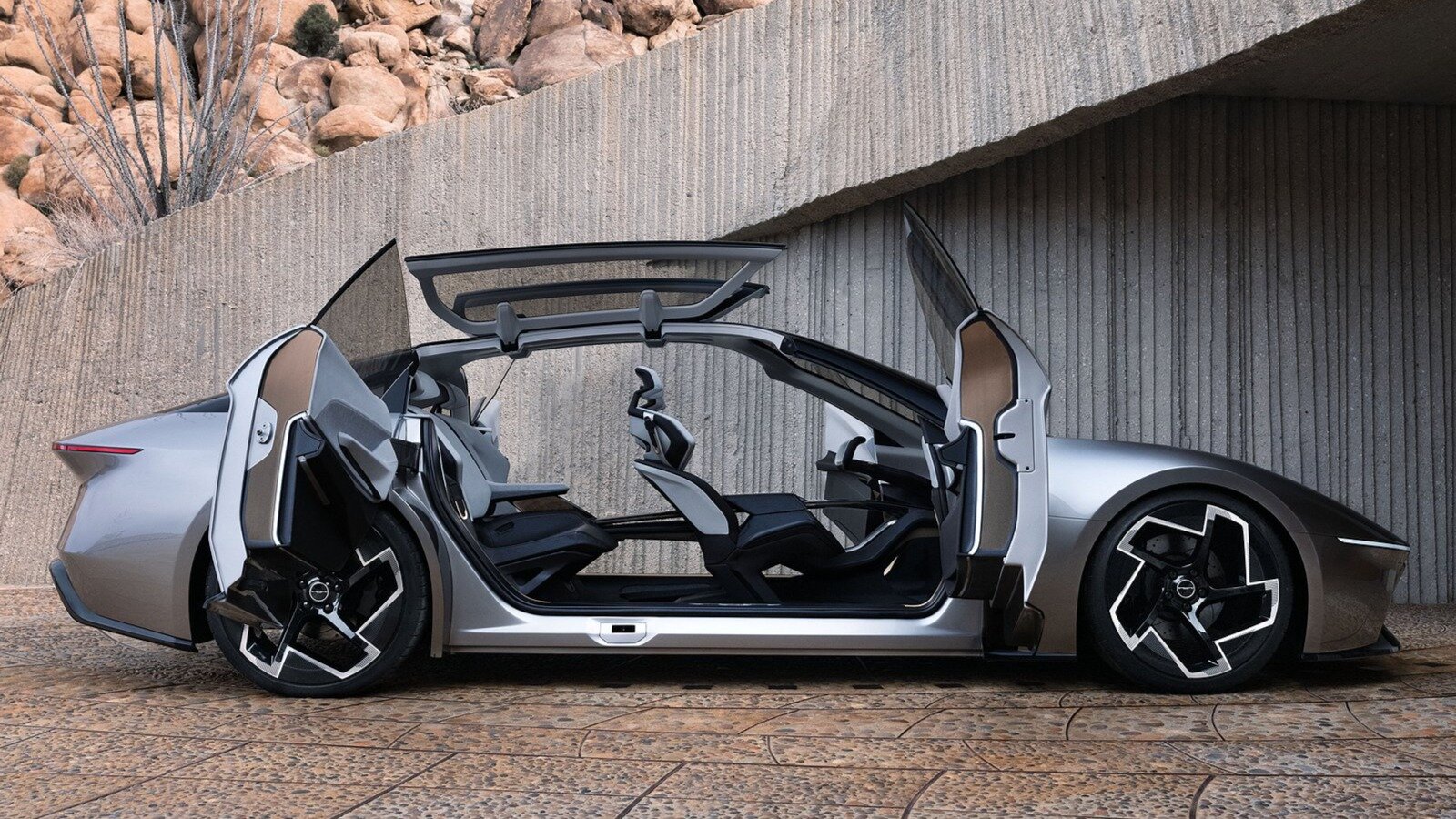 Представлен концепт Chrysler Halcyon с семью дверями и салоном из вторсырья