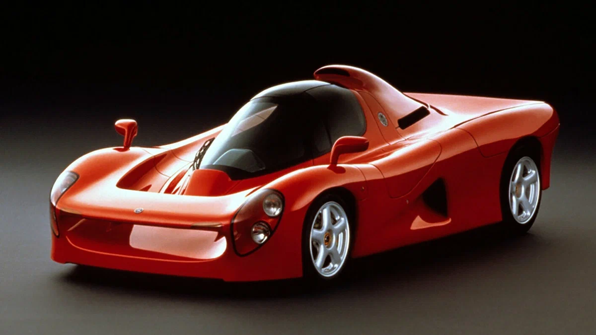 Забытые спорт кары. Yamaha OX99-11 Yamaha, долларов, Однако, полностью, немного, всего, итоге, OX9911, Японии, суперкар, который, Brabham, чайки», поднималась, вверх, будучи, «крыло, двери, которая, Здравствуйте