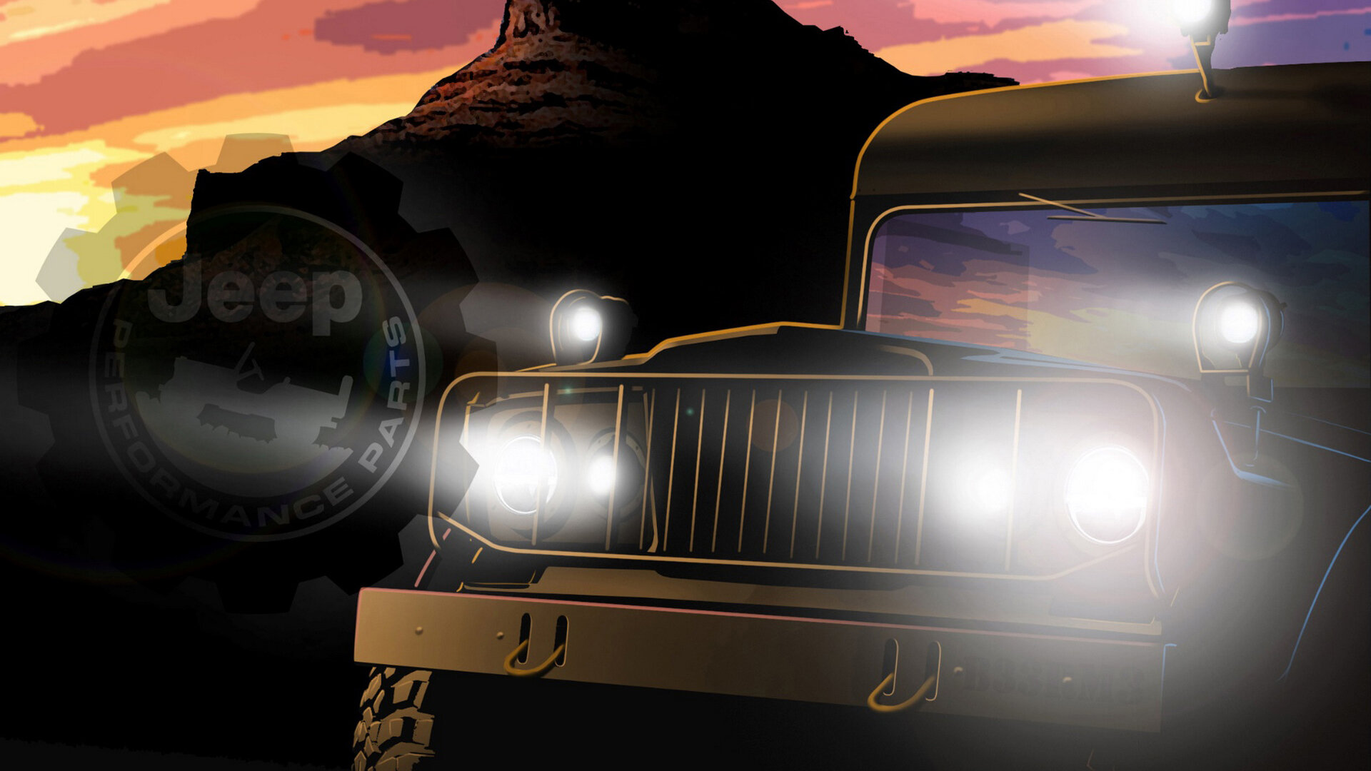 Появились тизеры модифицированных внедорожников Jeep и пикапов Ram для шоу SEMA