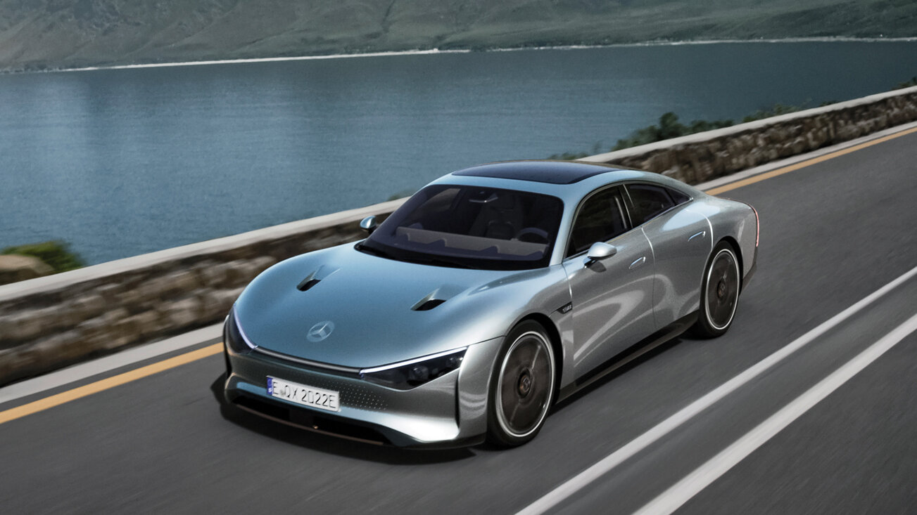 Гигантский экран и рекордный запас хода: представлен Mercedes-Benz EQXX