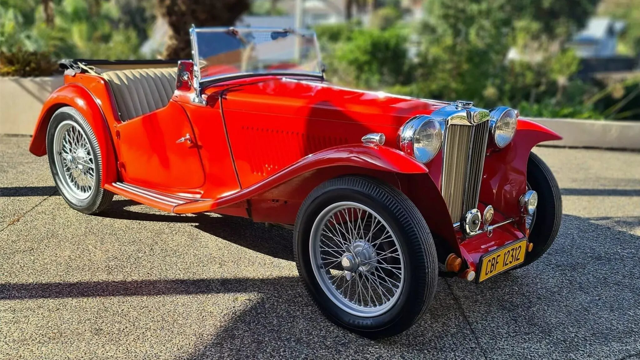 На продажу выставлен 74-летний родстер MG TC с пробегом меньше 1,4 тысячи километров