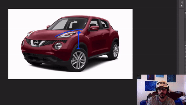 Смотрите, как дизайнер пытается сделать Nissan Juke симпатичнее