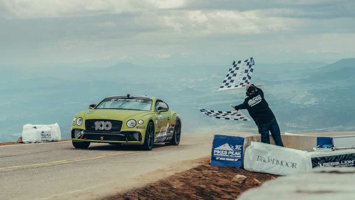 Bentley Continental GT побил рекорд Porsche на Пайкс-Пик