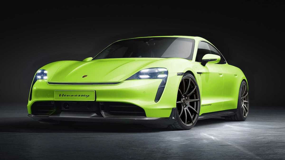 Тюнеры из Hennessey доработали электрический Porsche