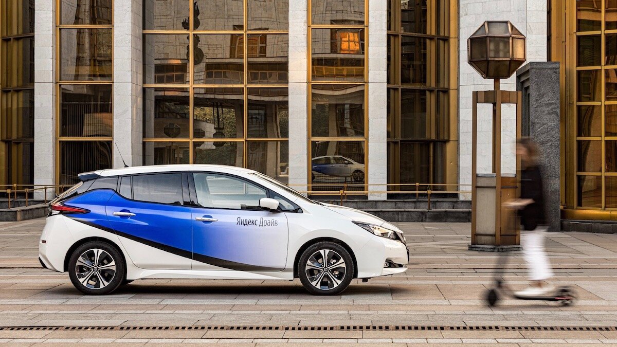 Электрокар Nissan Leaf появился в российском каршеринге