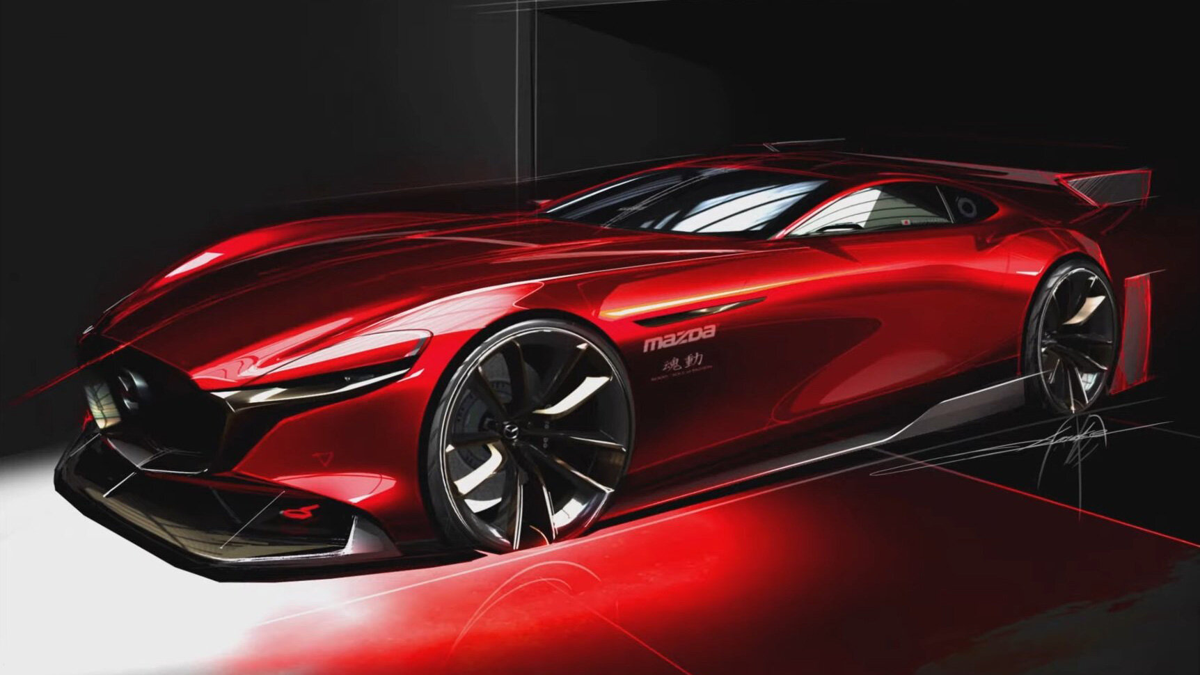 Mazda показала роторный суперкар для виртуального мира
