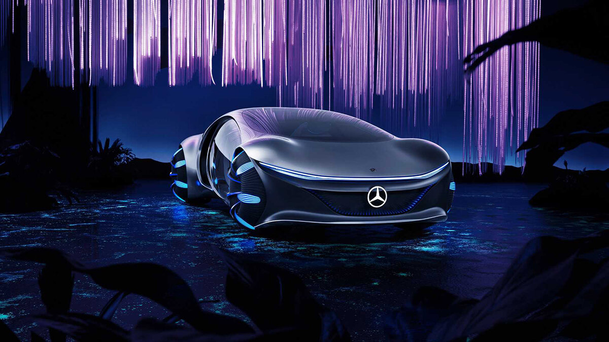 Mercedes-Benz придумал автомобиль, вдохновлённый «Аватаром»