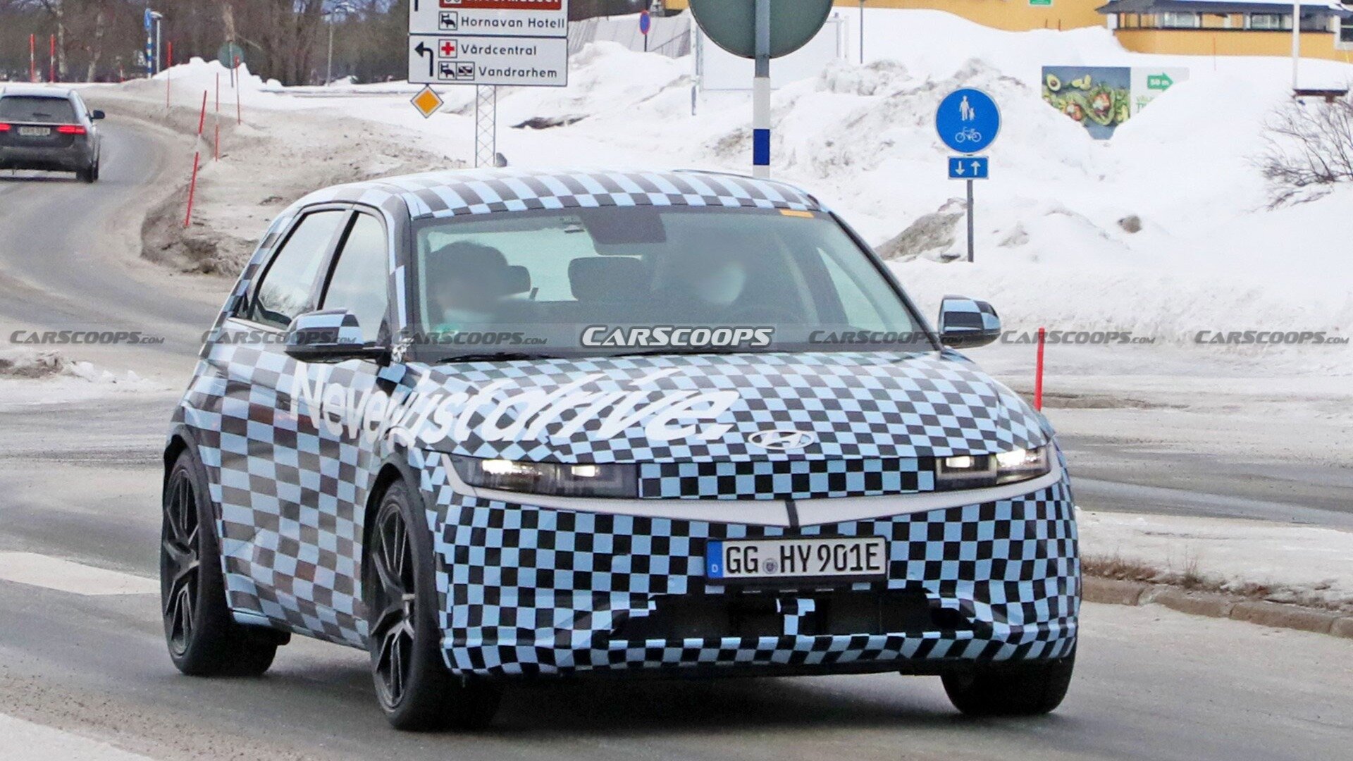 Экстремальную версию электрокара Ioniq 5 заметили на тестах