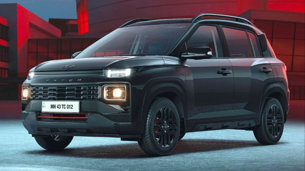 Дешёвый кроссовер Hyundai Exter получил «очень чёрную» версию