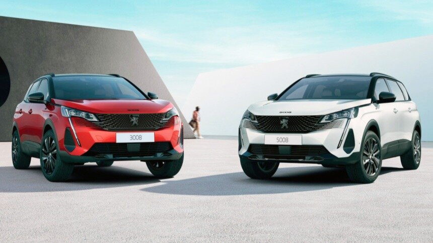 Кроссоверы Peugeot 3008 и 5008 получили новую гибридную установку
